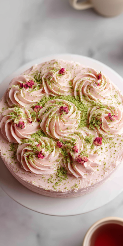 Delightful Strawberry Matcha Cake Recipe!