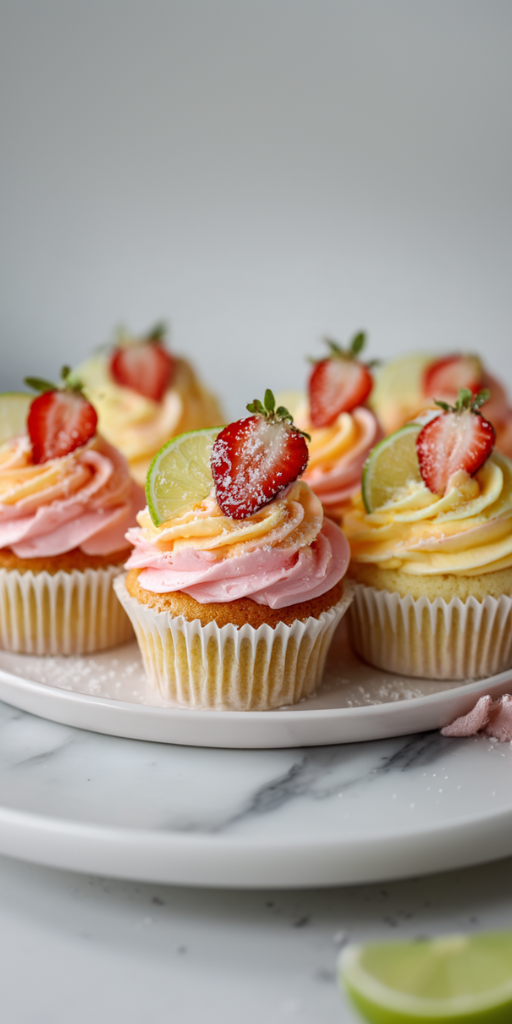 Best Strawberry Mango Margarita Cupcakes Recipe