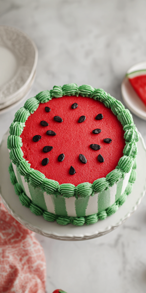 Best Watermelon Cake Recipe Ever!