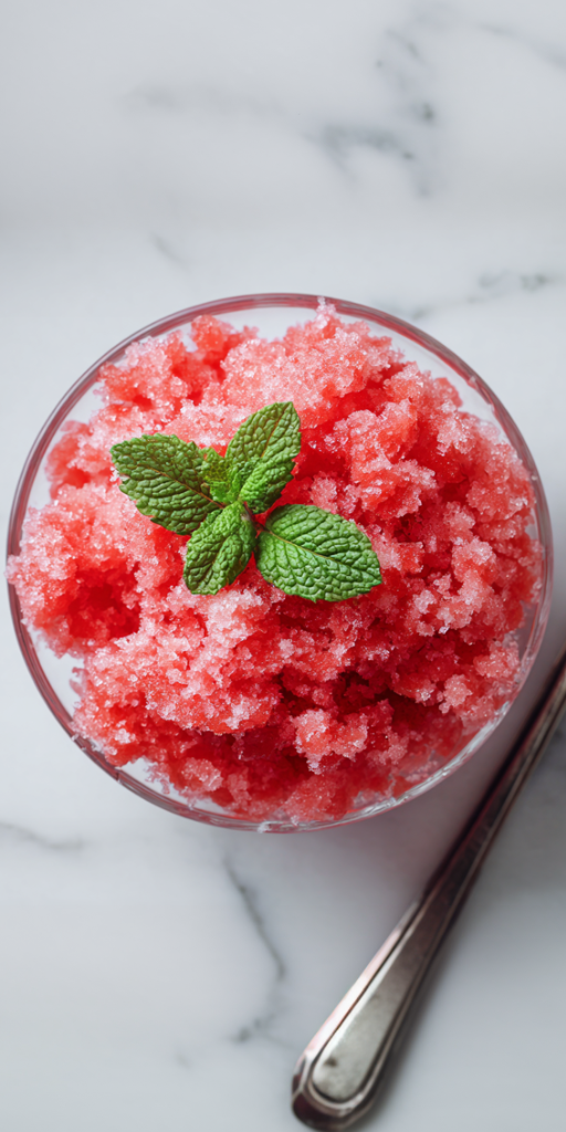 3-Ingredient Delicious Watermelon Granita Recipe!