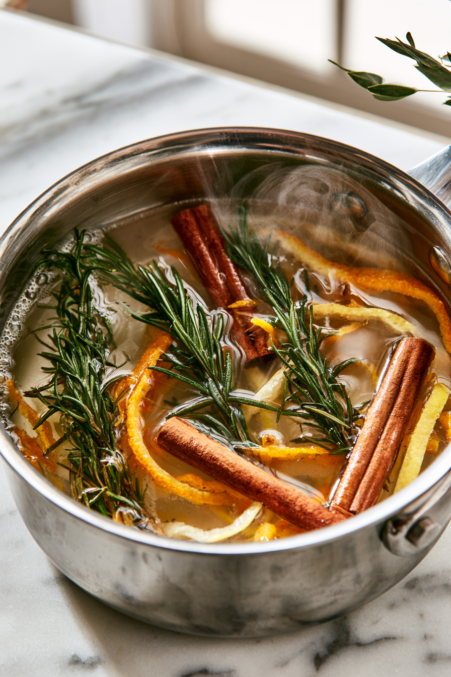 Autumn Herb and Citrus Simmer