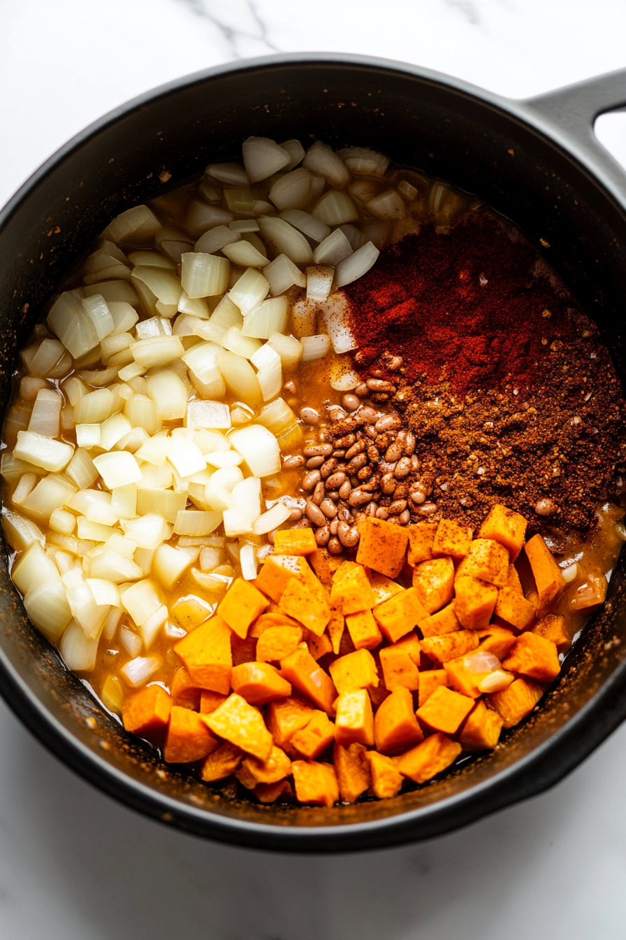 Autumn Sweet Potato Chili Recipe