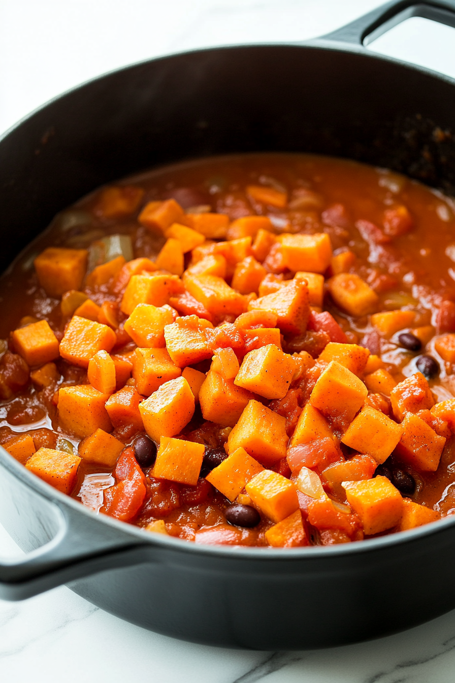 Autumn Sweet Potato Chili Recipe