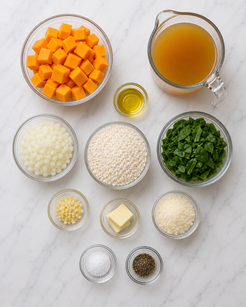Butternut Squash and Spinach Risotto Recipe