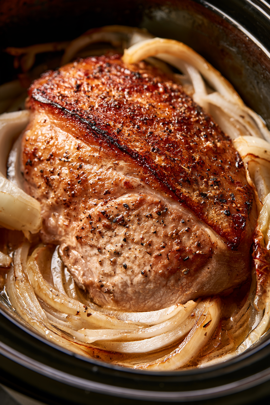 Crockpot Apple Cider Pork Roast Recipe