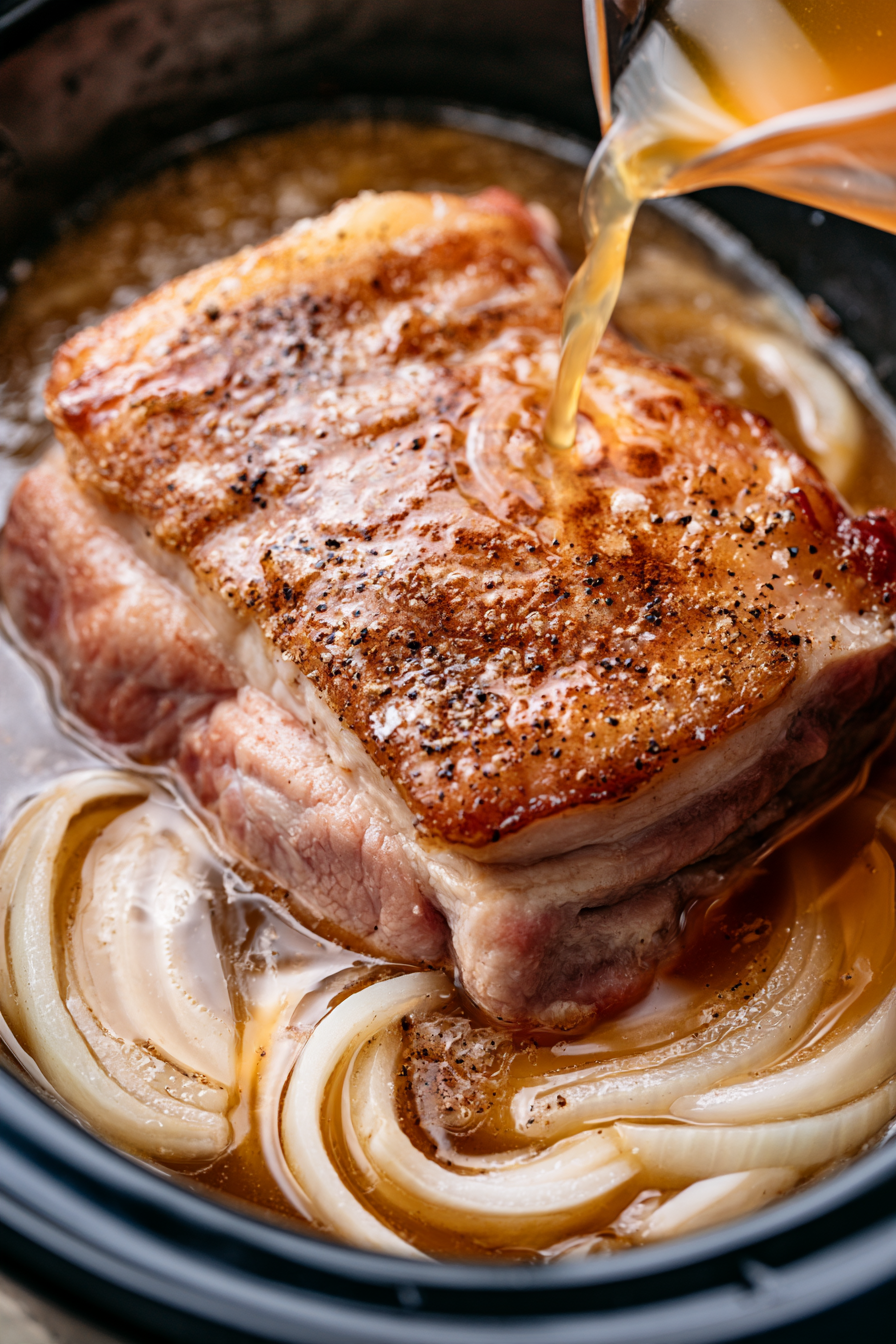 Crockpot Apple Cider Pork Roast Recipe