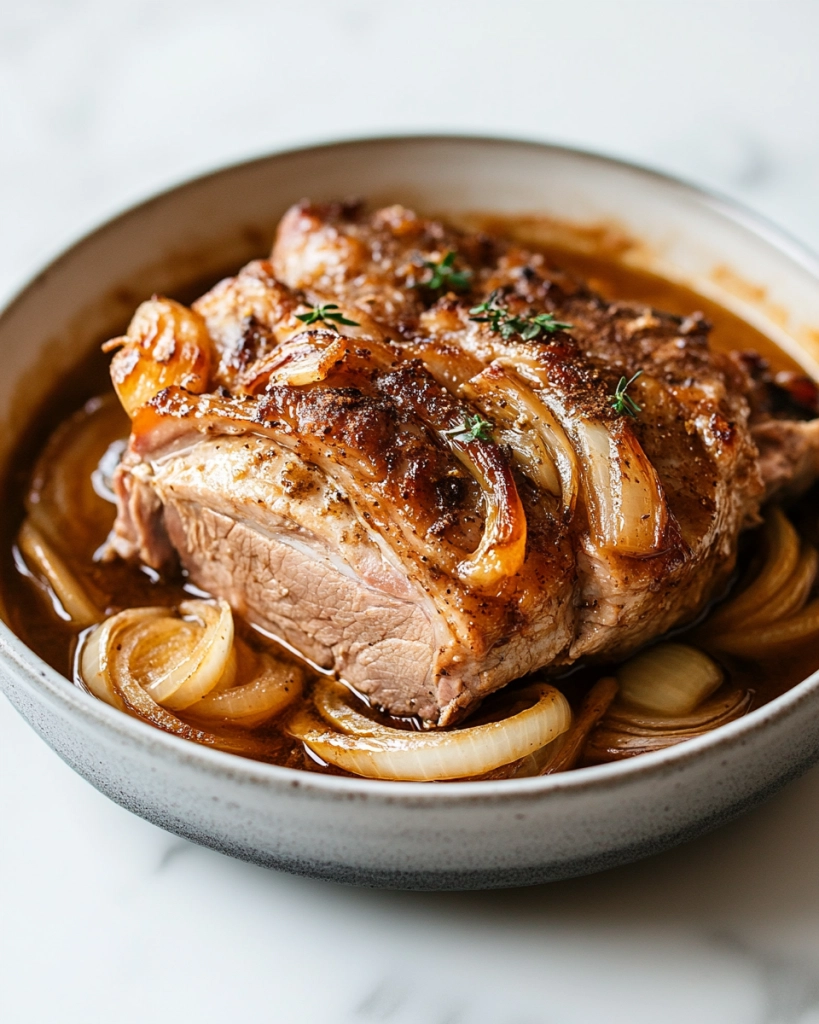 Crockpot Apple Cider Pork Roast Recipe