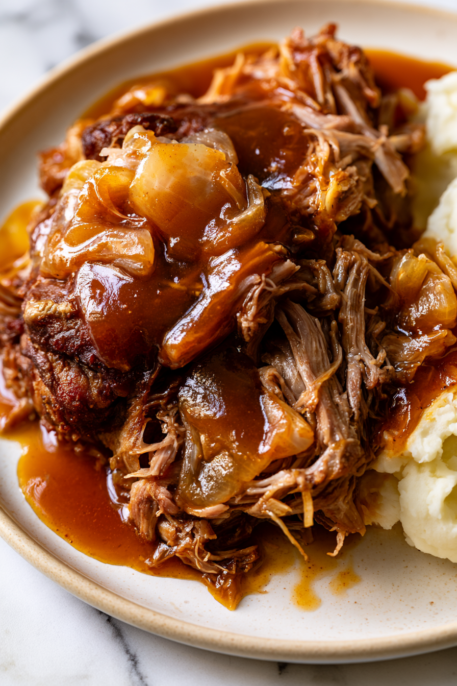 Crockpot Apple Cider Pork Roast Recipe