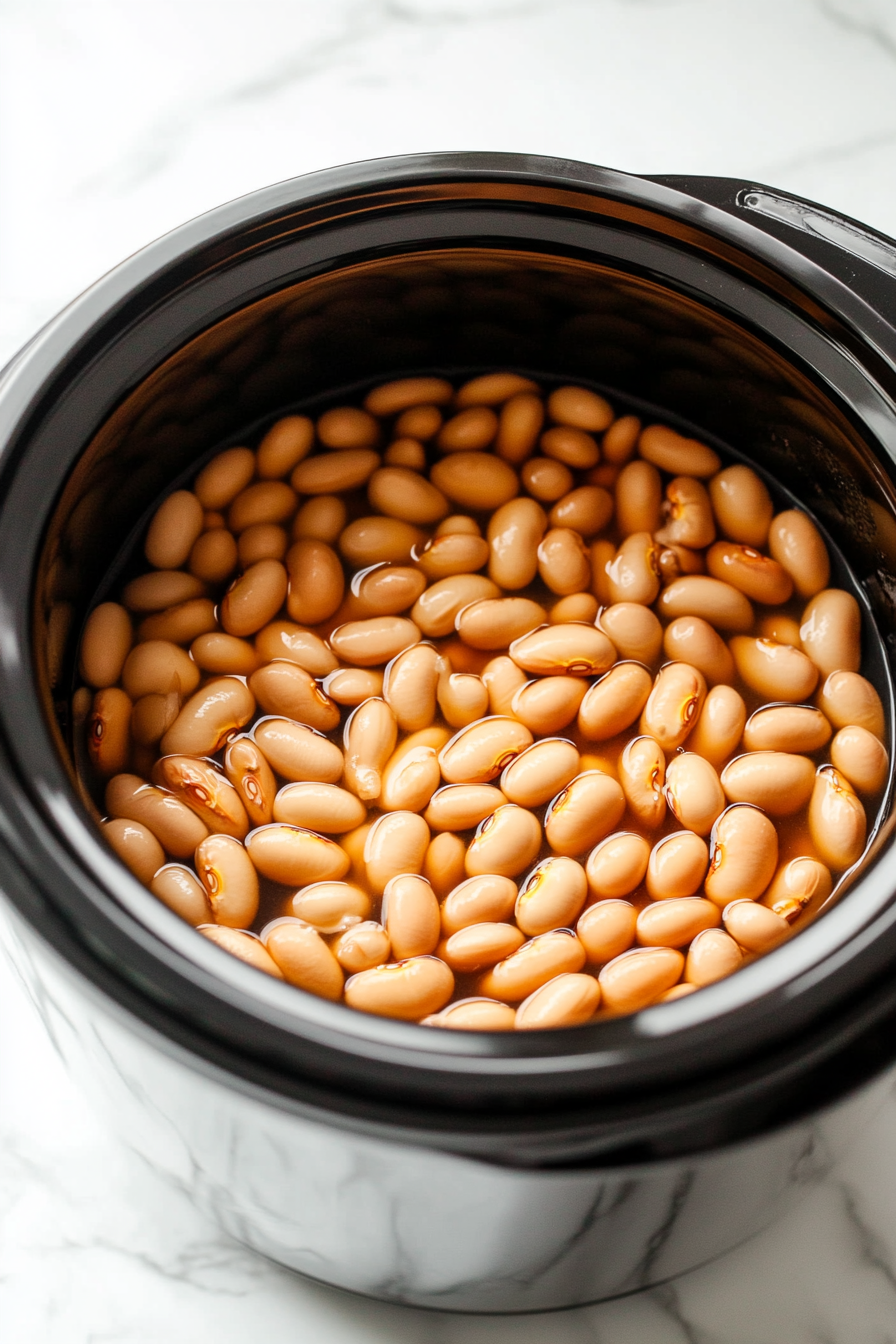Crockpot Maple Baked Beans Recipe