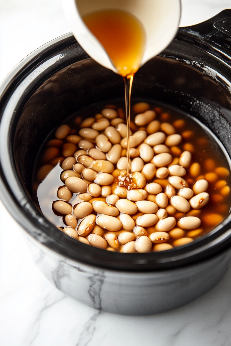 Crockpot Maple Baked Beans Recipe