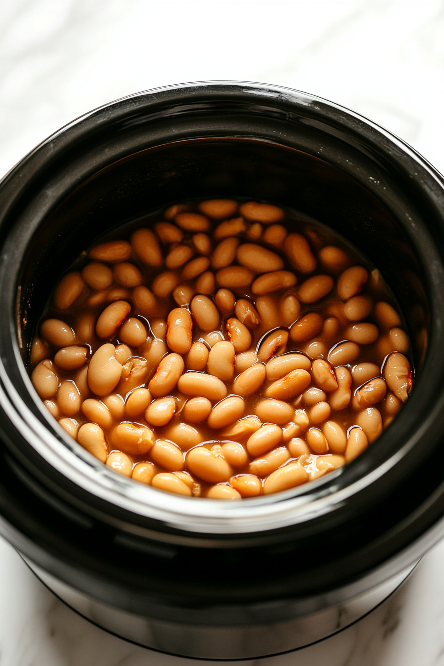 Crockpot Maple Baked Beans Recipe