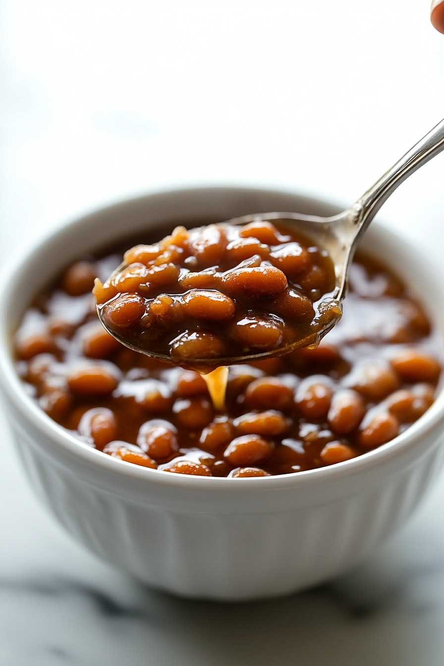 Crockpot Maple Baked Beans Recipe