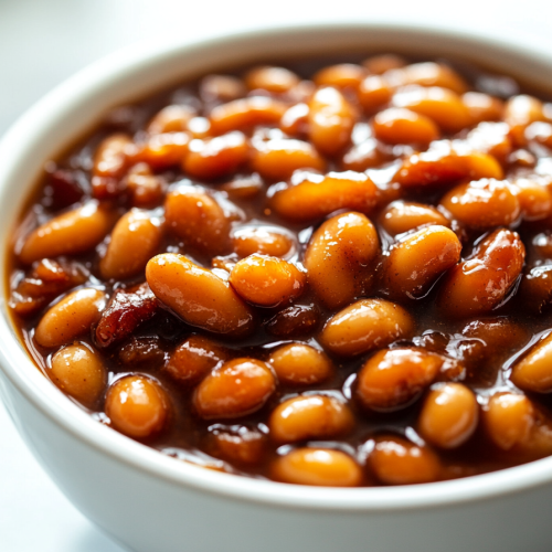 Crockpot Maple Baked Beans Recipe