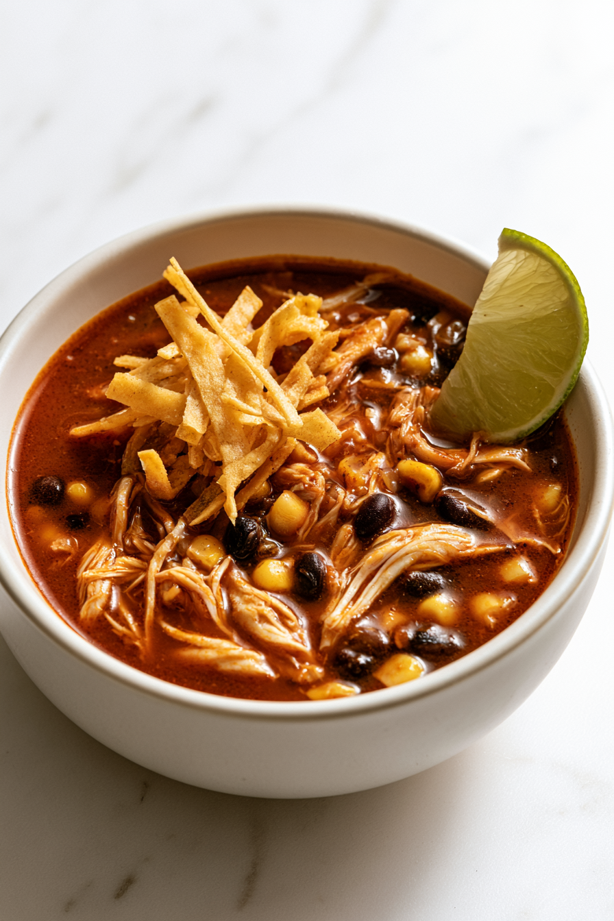 Fall Chicken Tortilla Soup Recipe
