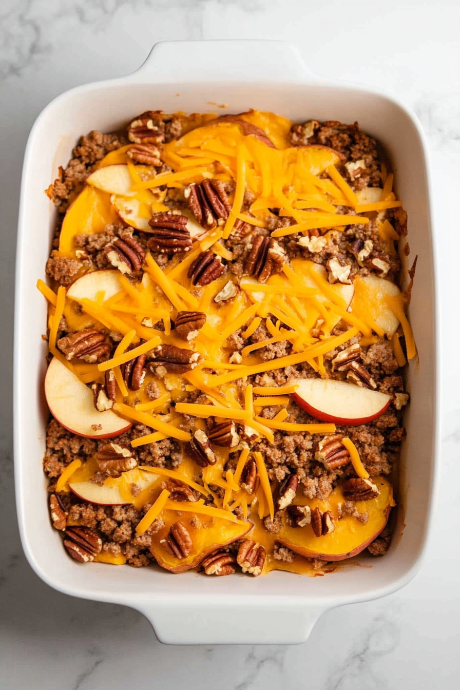 Fall Sweet Potato and Sausage Casserole Recipe
