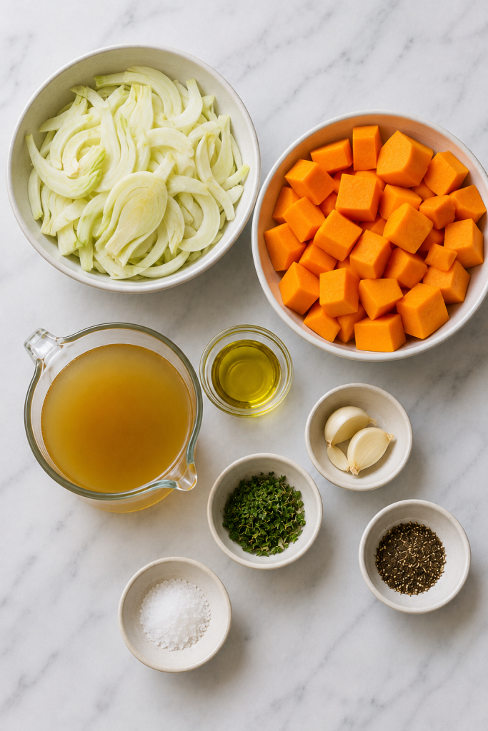 Pumpkin and Fennel in Vegan Fall Soup Recipe