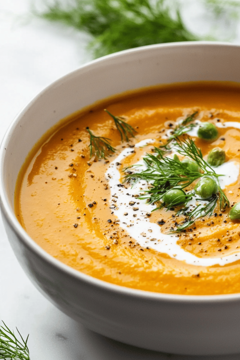 Pumpkin and Fennel in Vegan Fall Soup Recipe