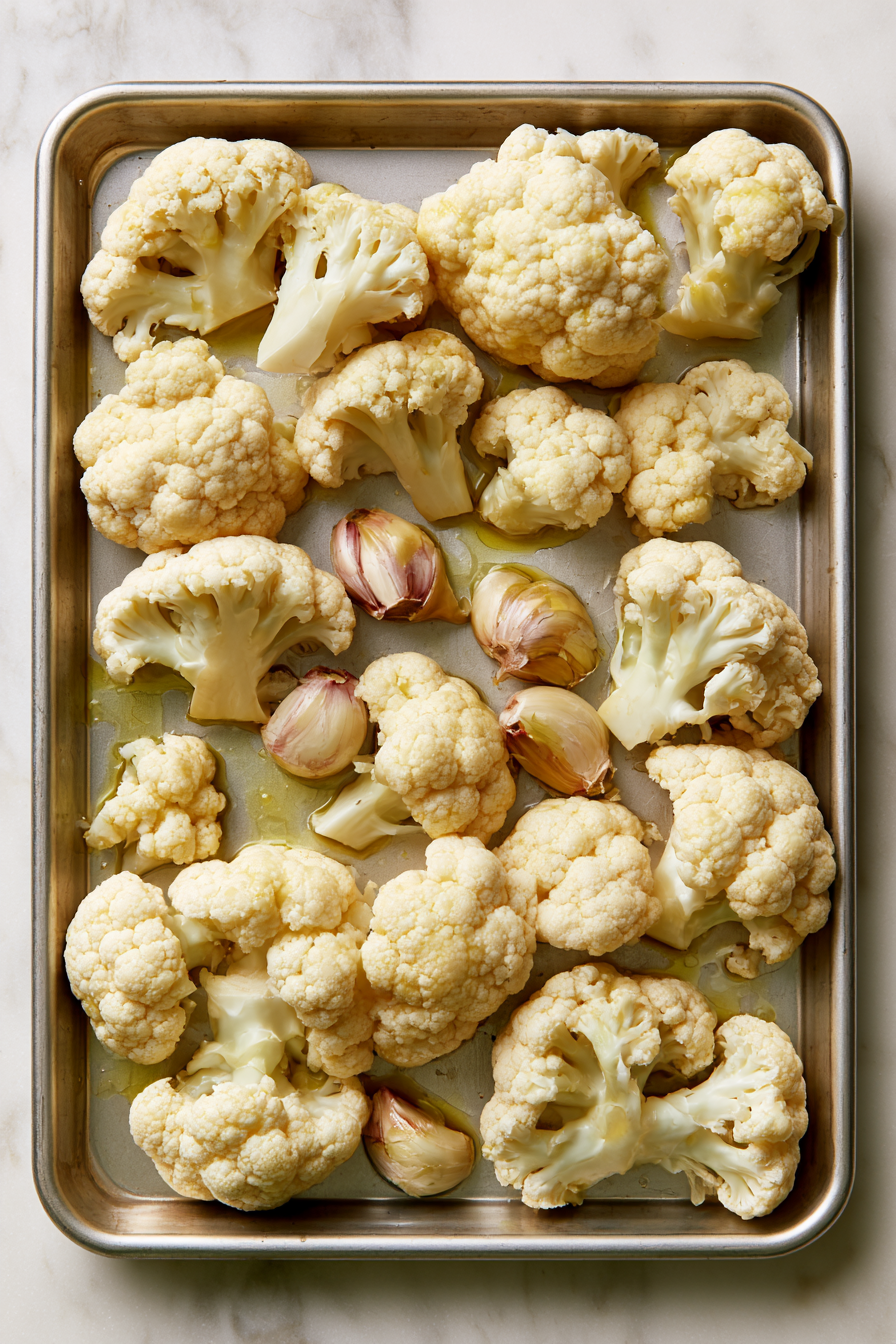 Roasted Cauliflower & Garlic Soup Recipe