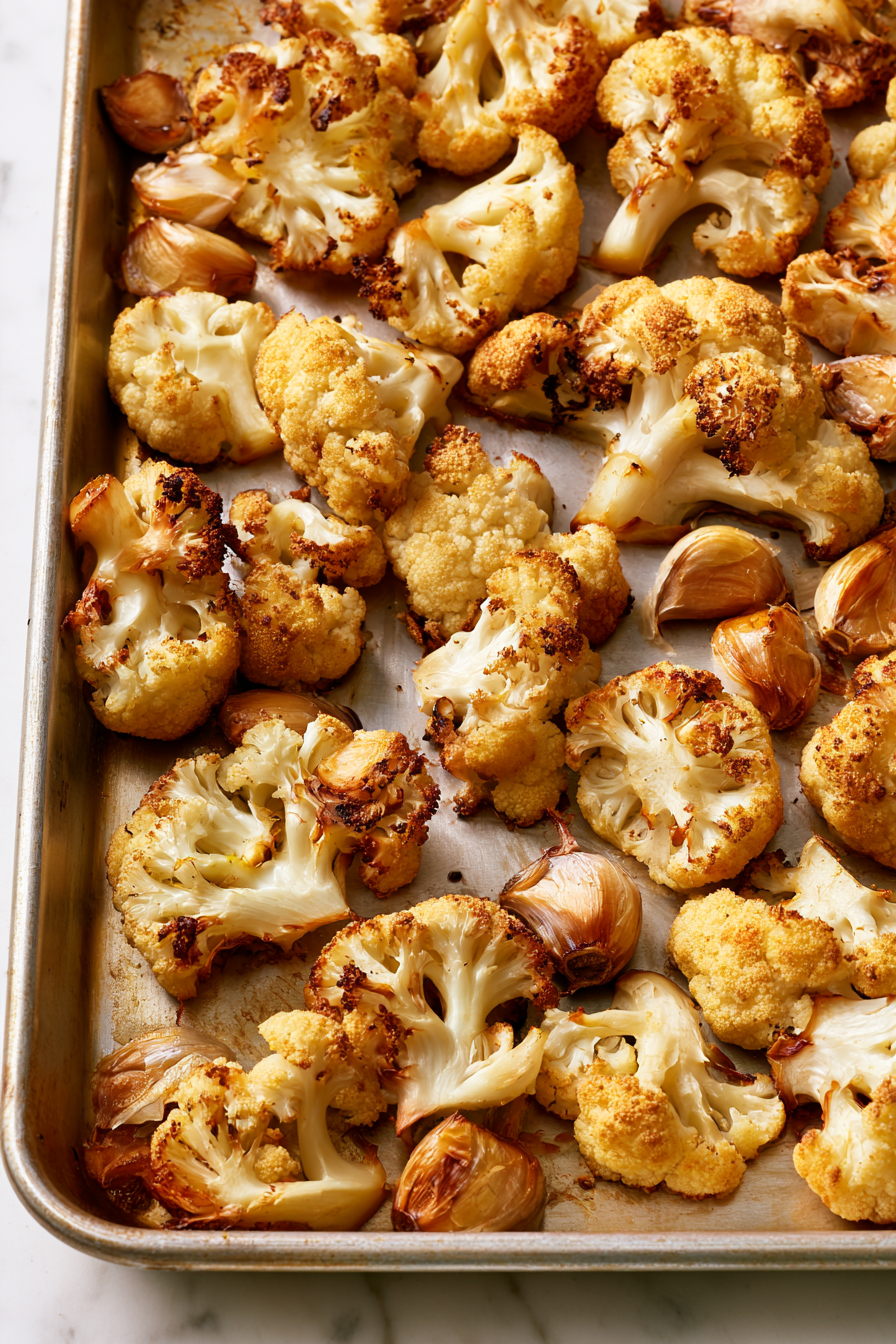 Roasted Cauliflower & Garlic Soup Recipe