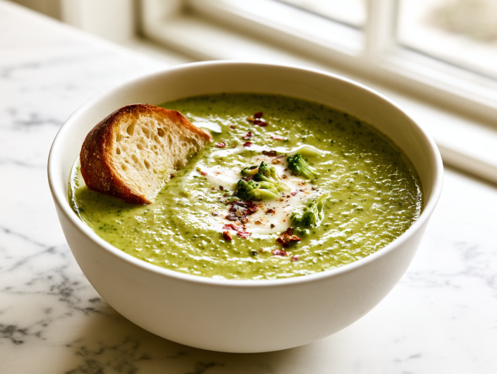 Slow-Cooked Broccoli Soup