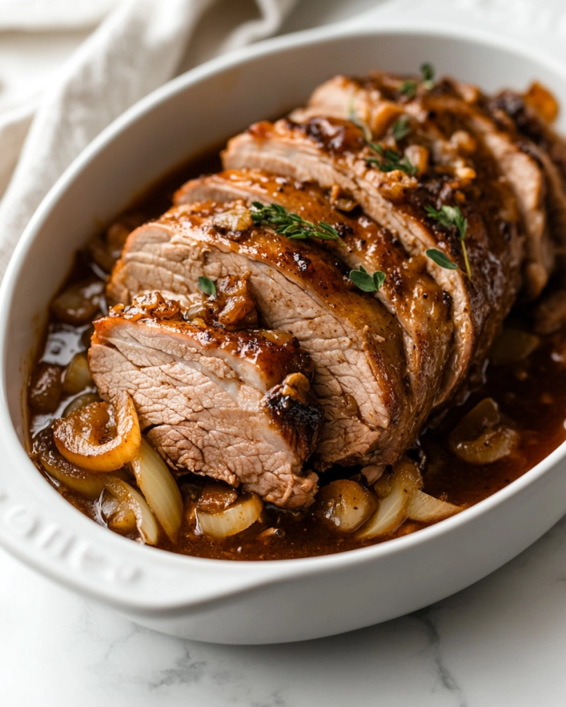 Slow Cooker Apple Cider Pork Roast Recipe