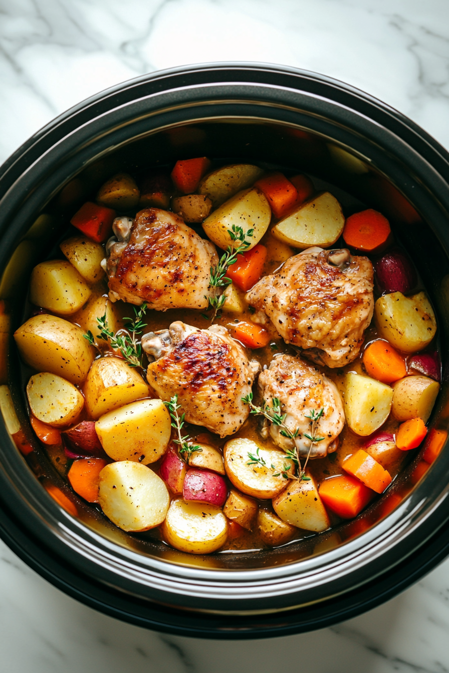 Slow Cooker Fall Chicken Stew Recipe