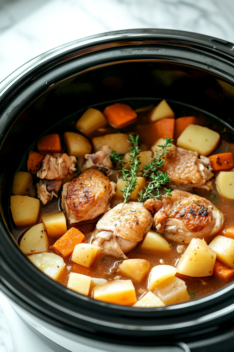 Slow Cooker Fall Chicken Stew Recipe