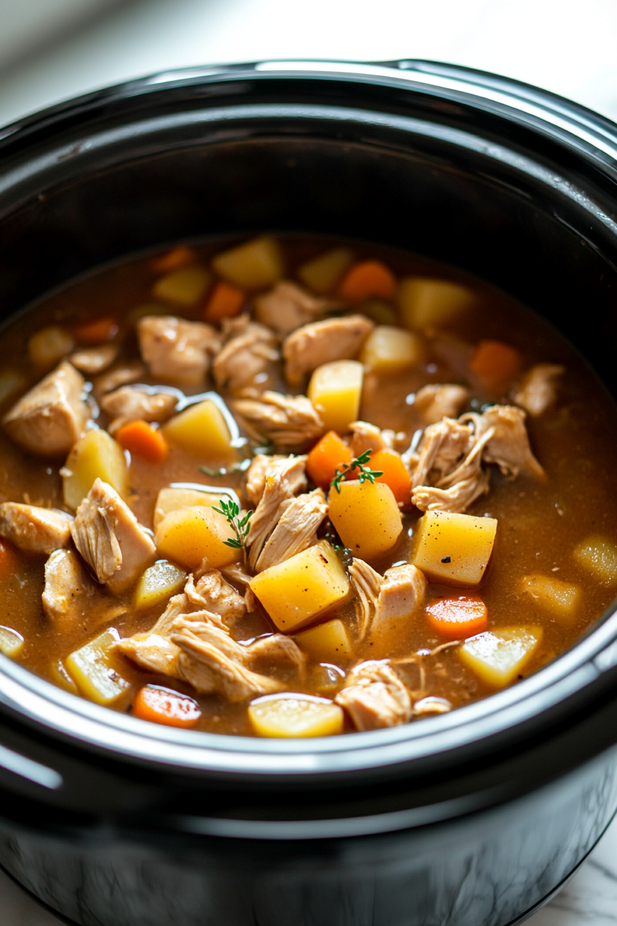 Slow Cooker Fall Chicken Stew Recipe