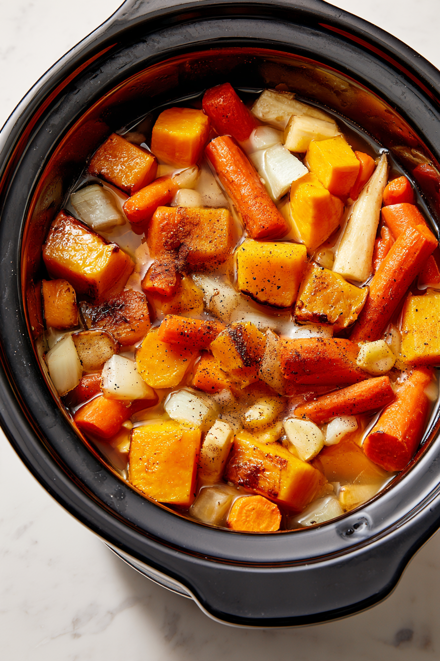 Slow Cooker Fall Harvest Soup Recipe