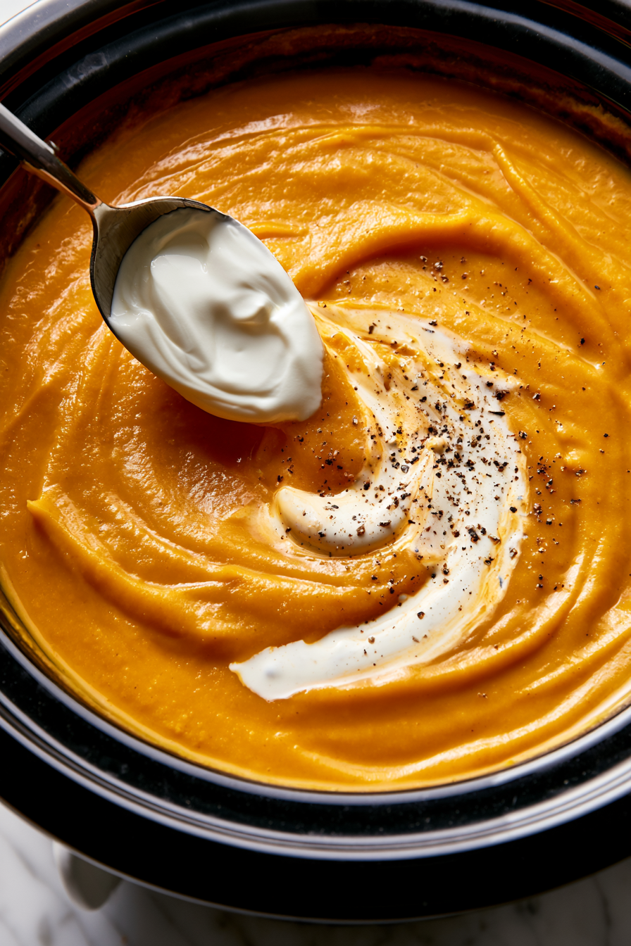 Slow Cooker Pumpkin Soup Recipe