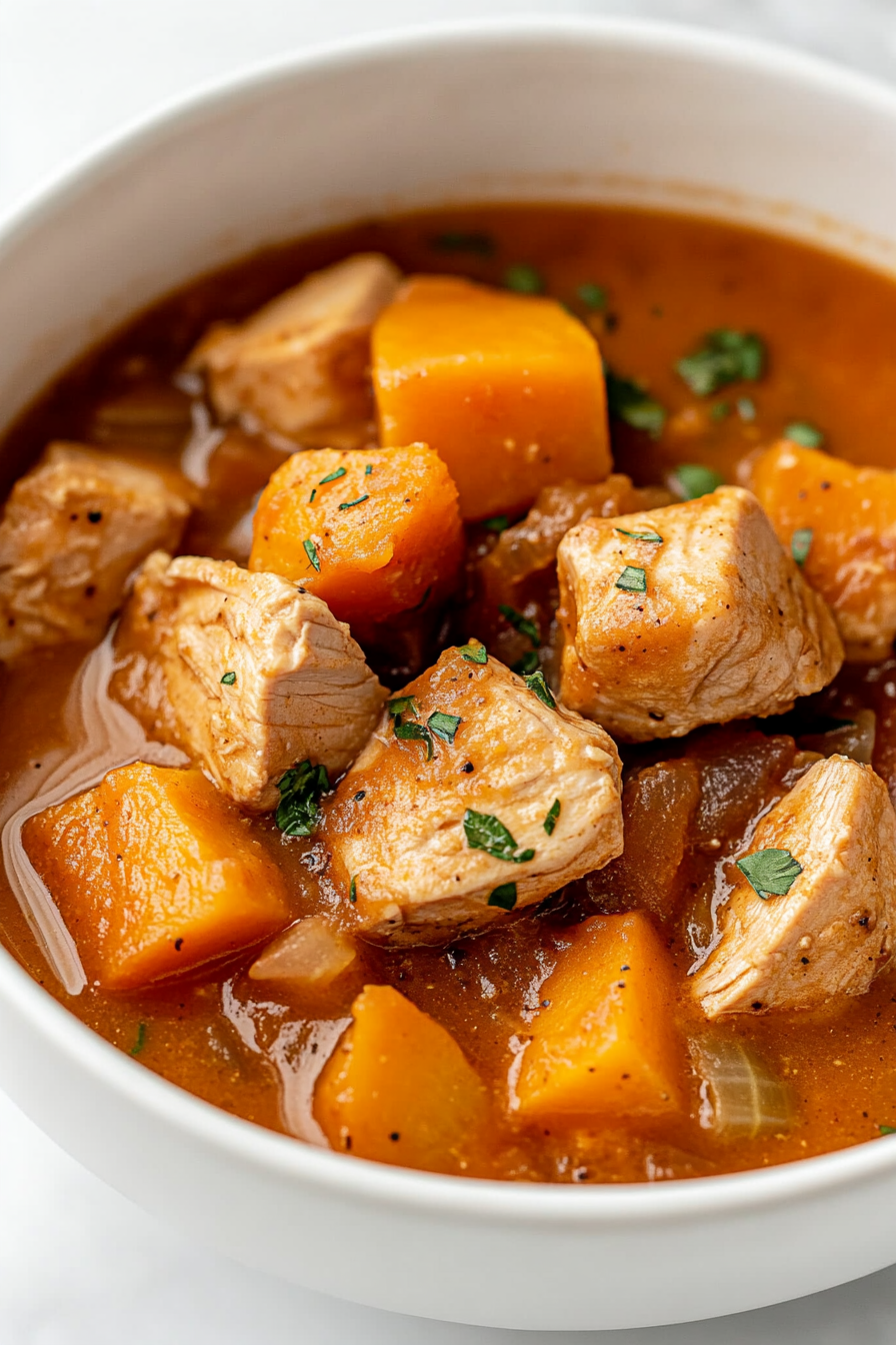 Slow-Cooker Turkey and Pumpkin Stew Recipe