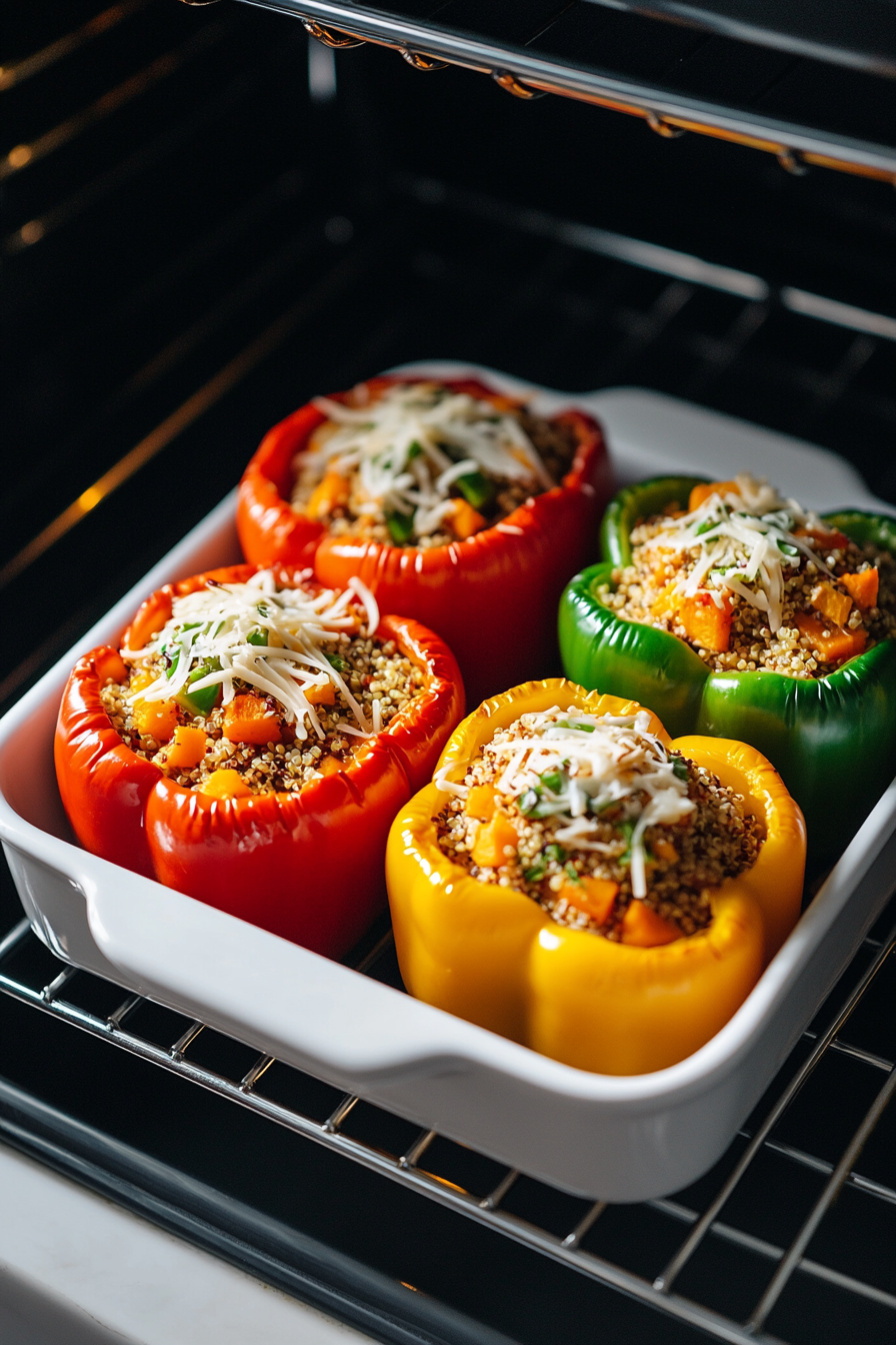 Stuffed Bell Peppers with Fall Vegetables Recipe