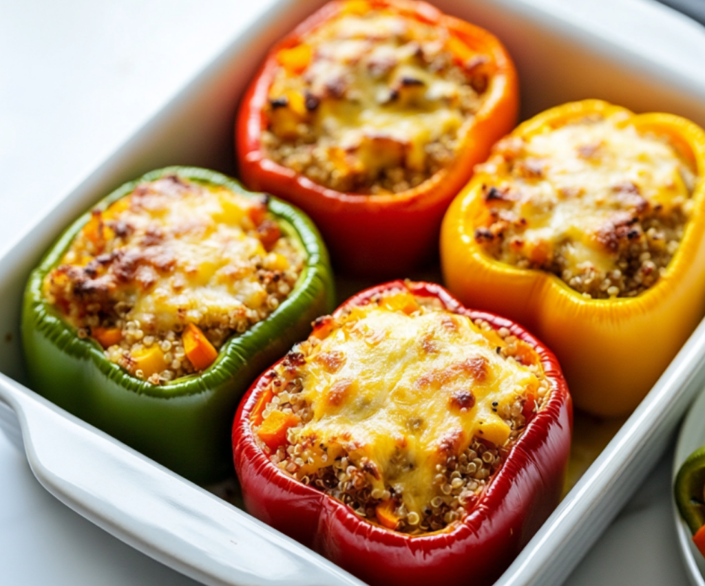 Stuffed Bell Peppers with Fall Vegetables Recipe