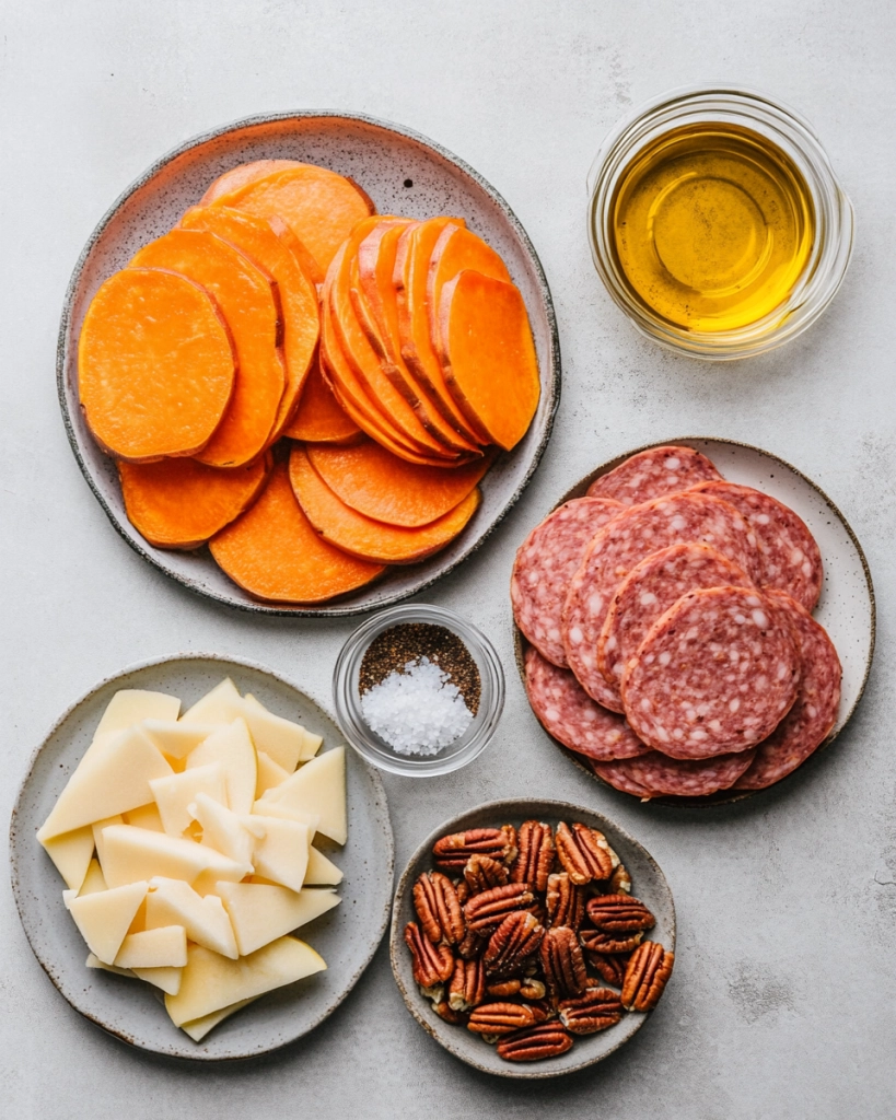 Sweet Potato and Sausage Casserole Ingredients