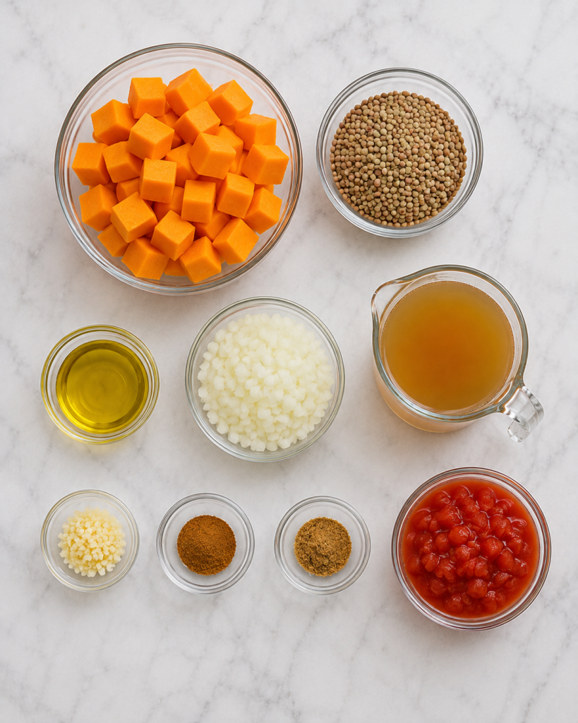 Vegan Pumpkin & Lentil Stew Recipe