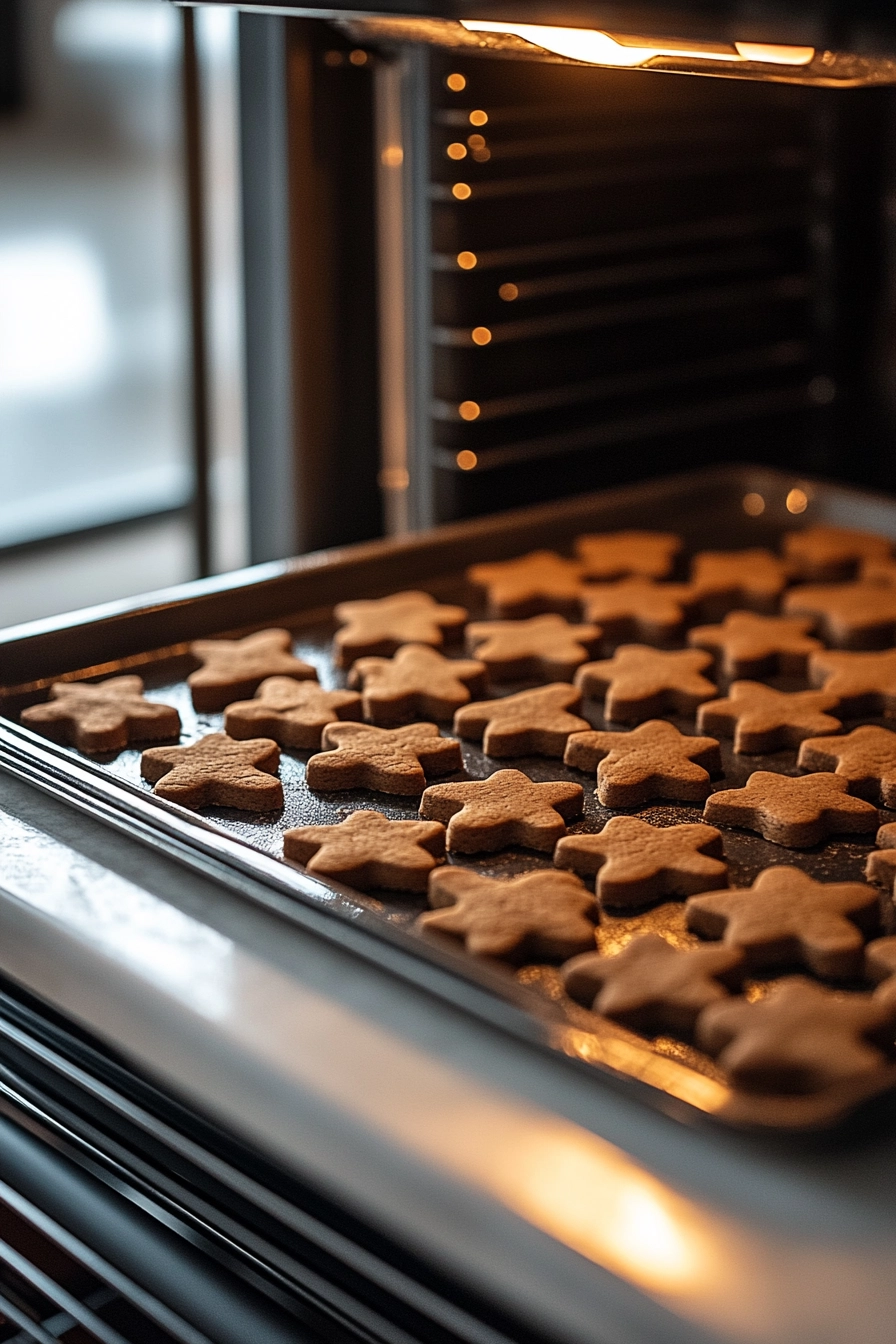 Bake the cookies in the preheated