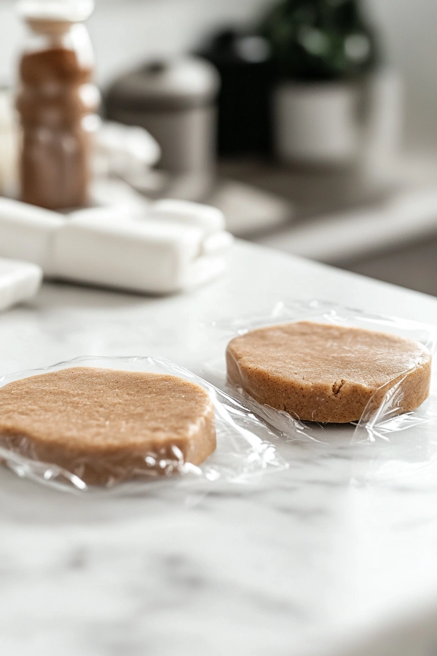 Divide the dough into two equal portions