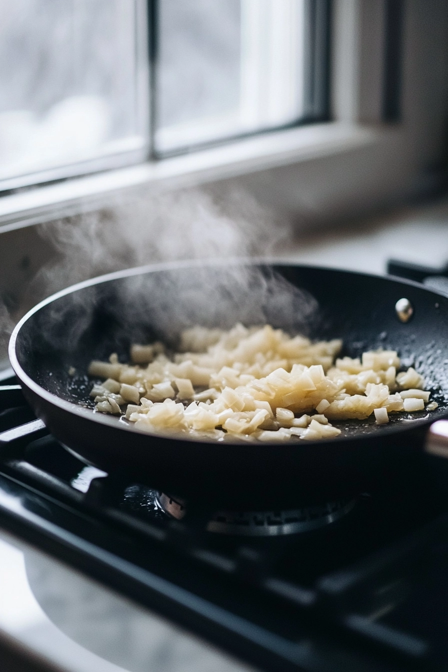 Heat olive oil in a skillet over medium heat