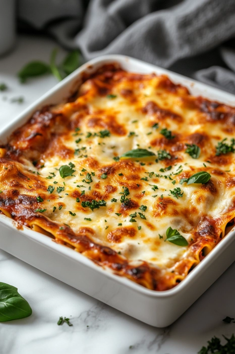 Let the lasagna rest