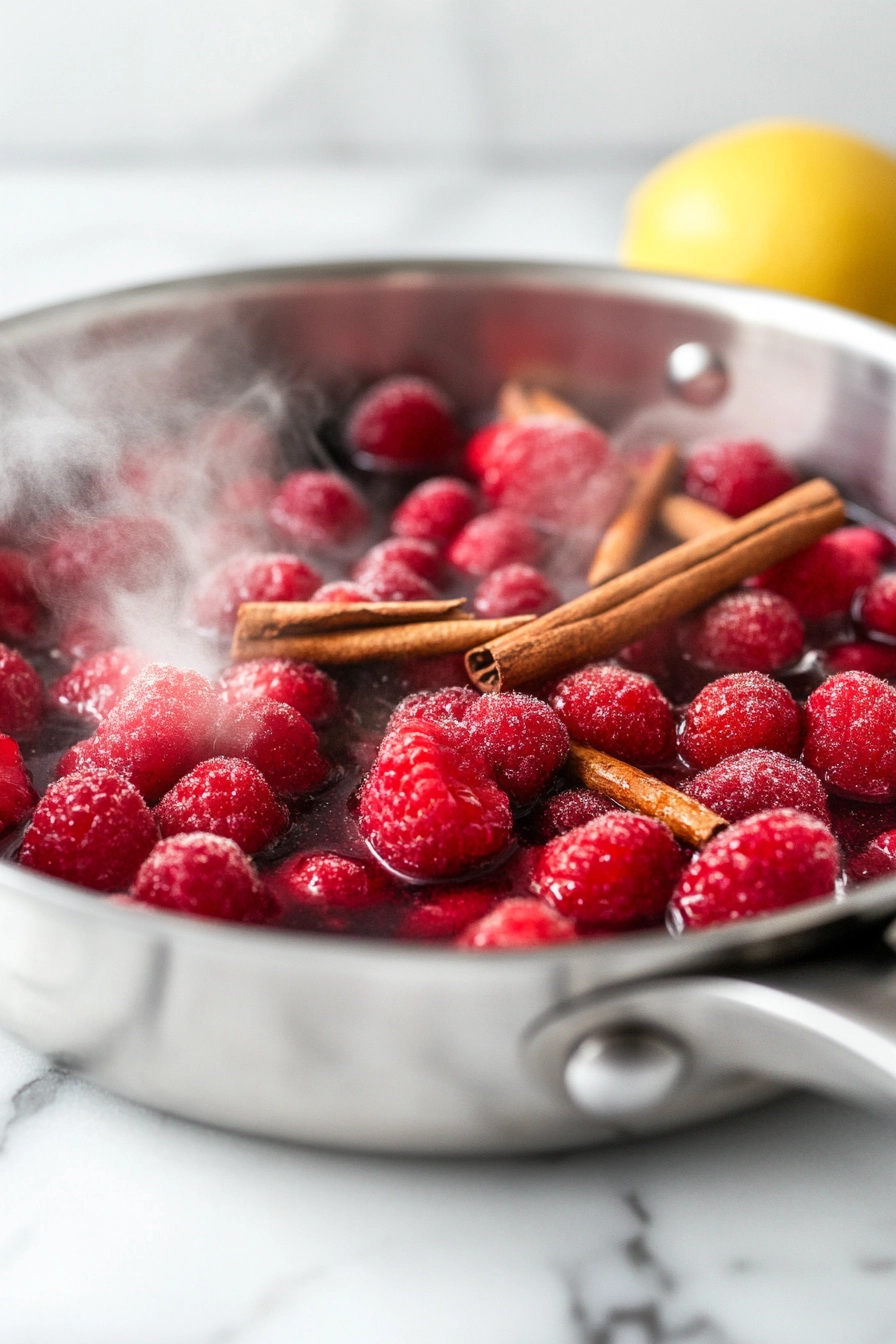 Place your berries in a saucepan