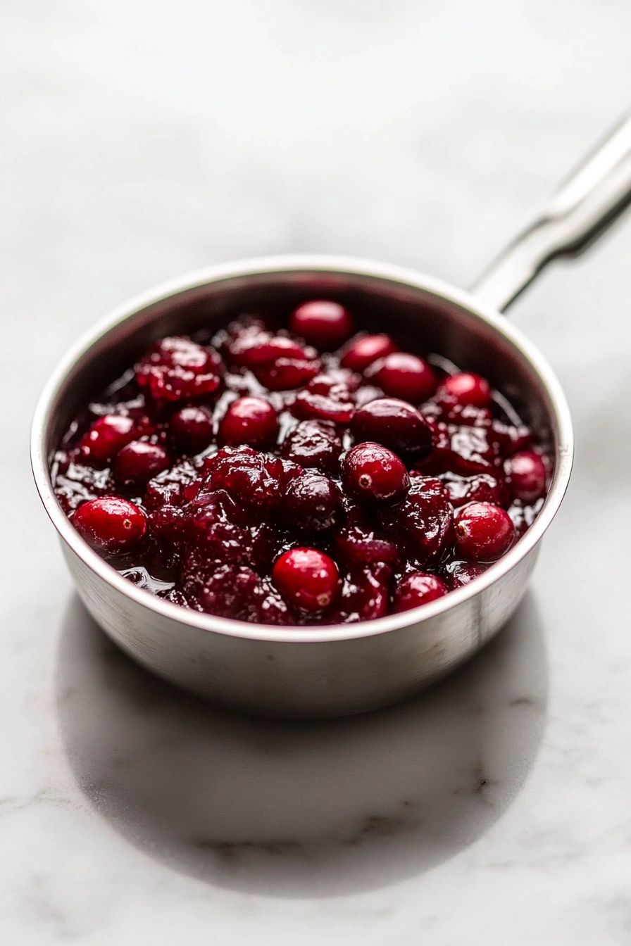 Remove the saucepan from heat