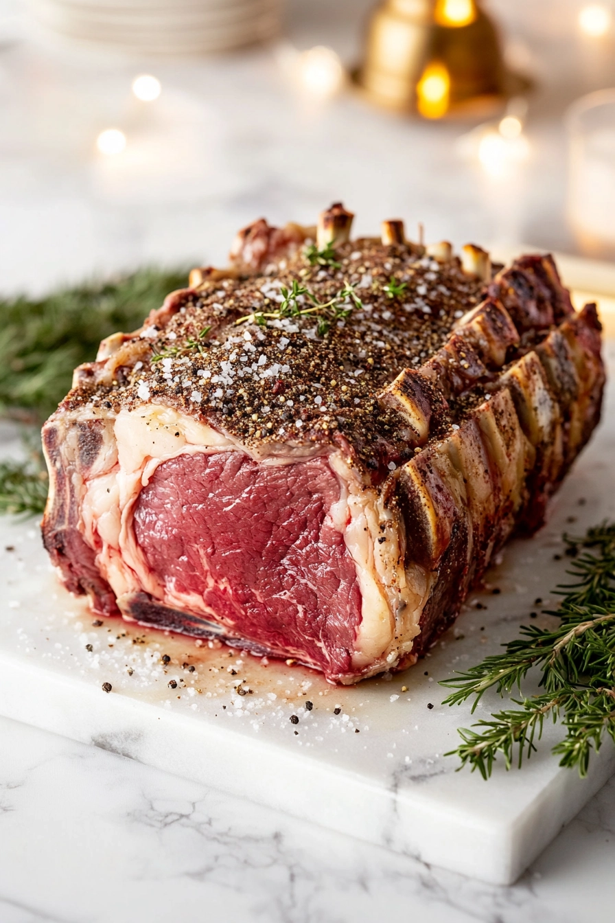 Rub the entire surface generously with kosher salt