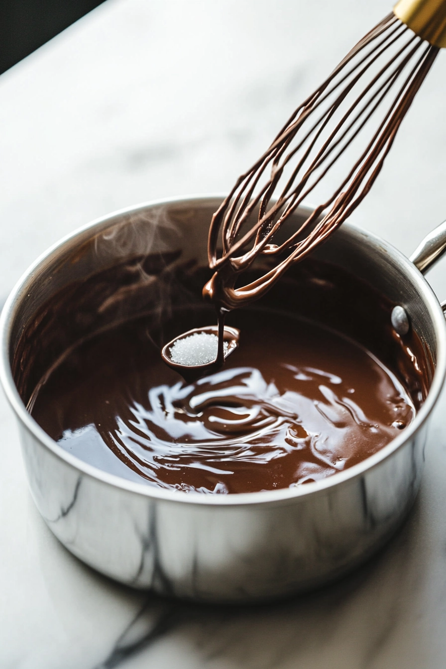 Stir in the peppermint extract and sugar