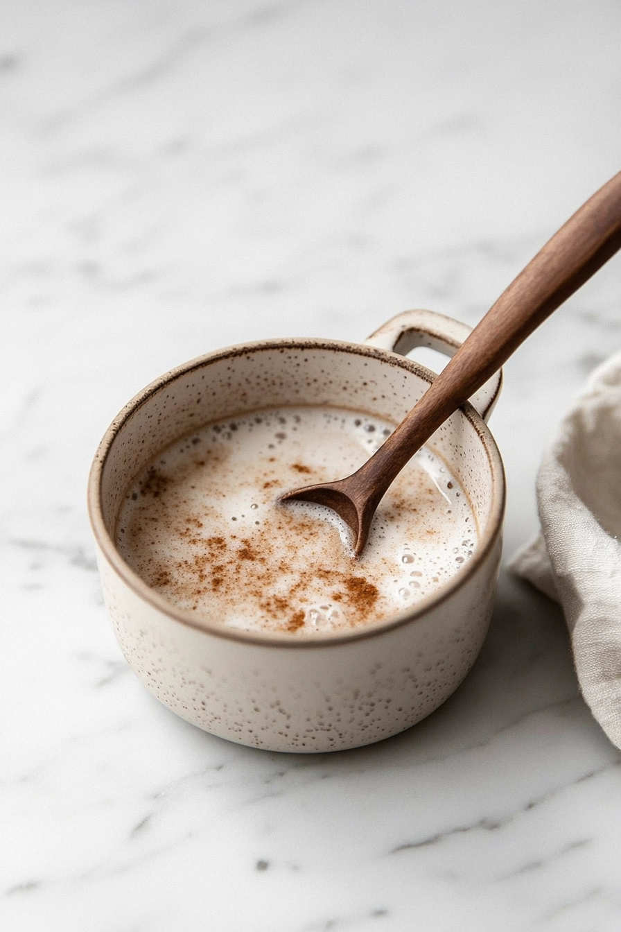 Warm the mixture over medium heat