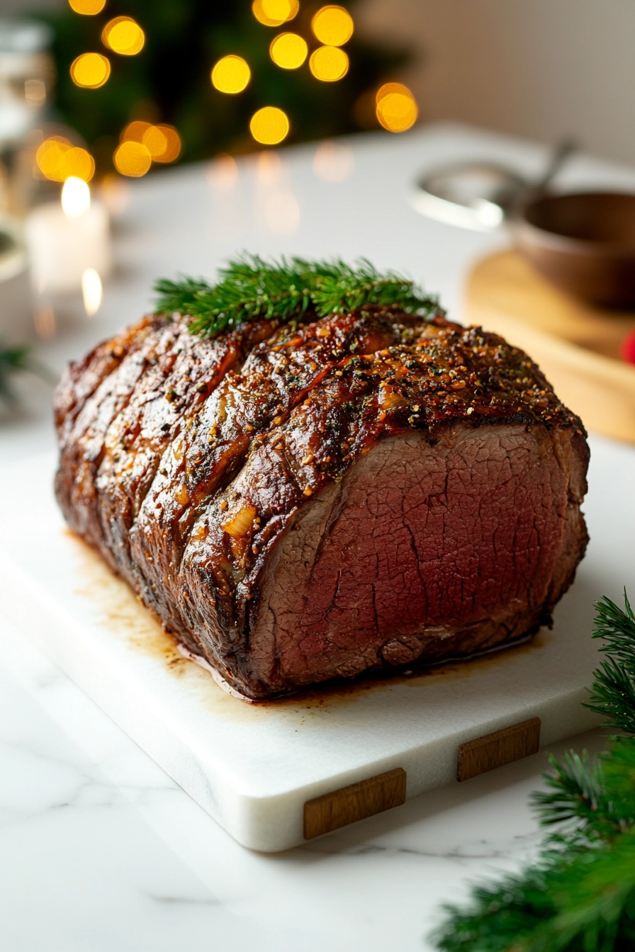 carefully remove the roast from the slow cooker