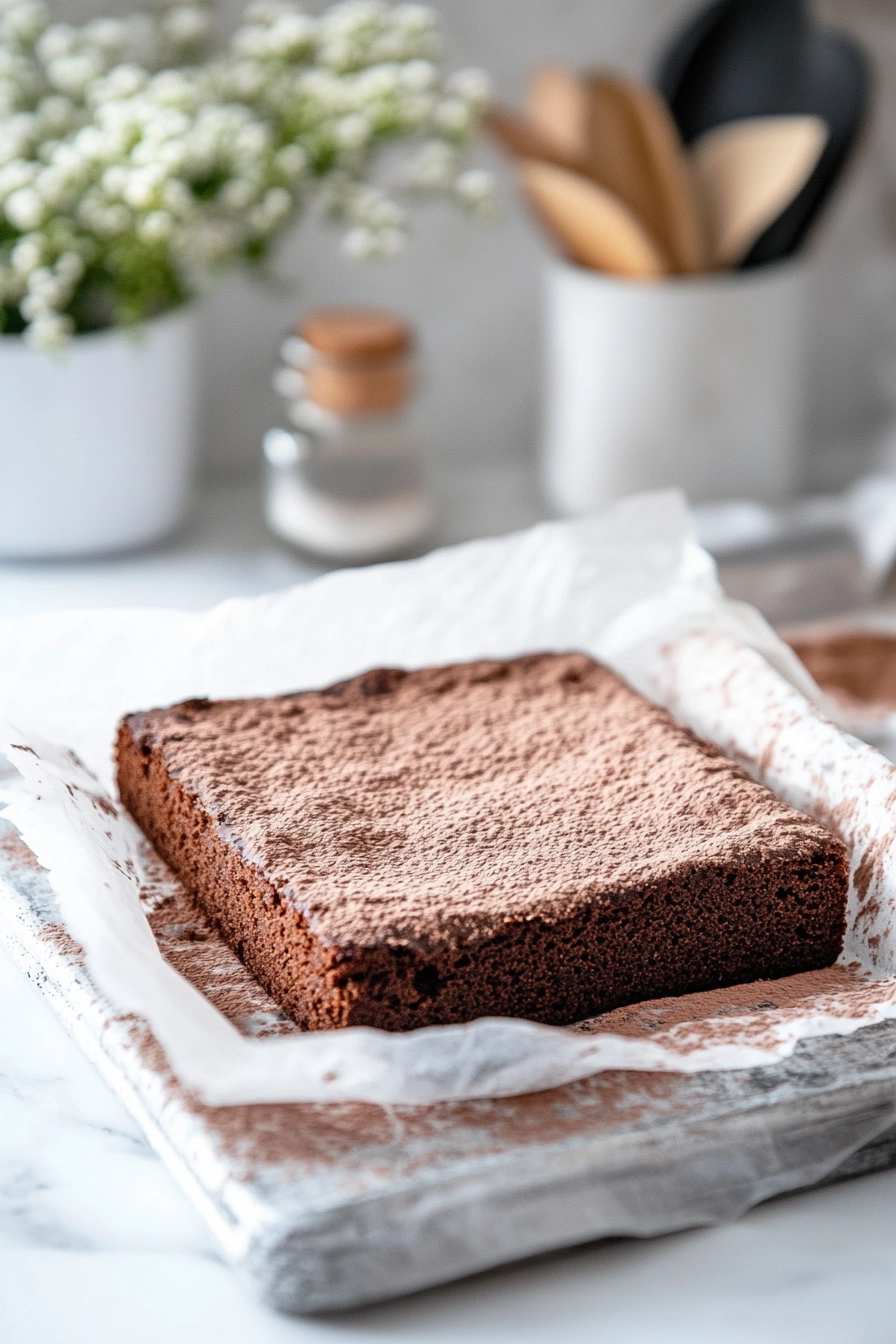 invert the sponge onto a damp towel dusted