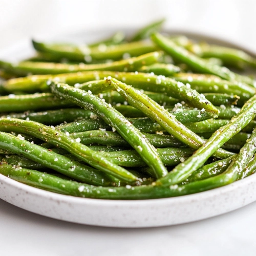 Air Fryer Roasted Green Beans Recipe