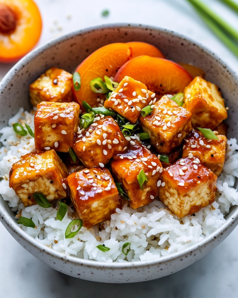 Apricot Tofu Bowl
