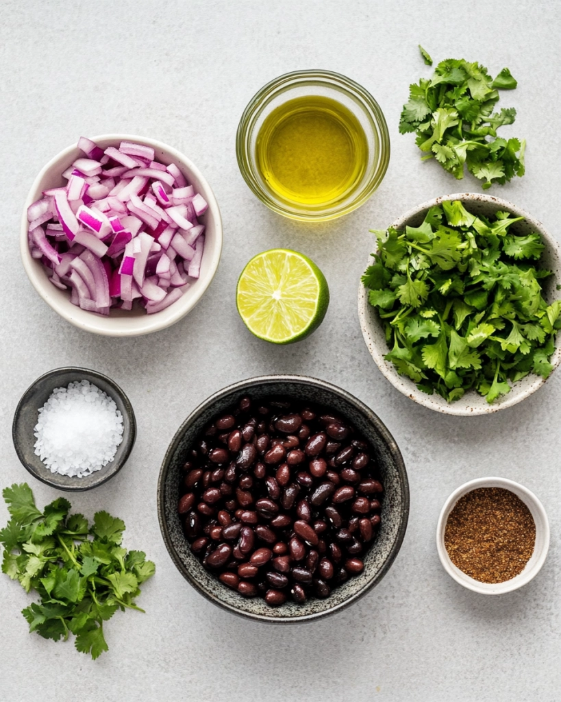 Black Bean Salad Recipe ingredients