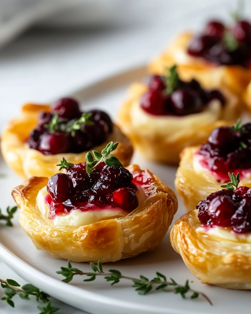 Cranberry Brie Bites
